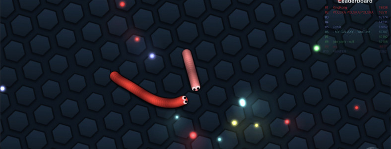 play slither io online screen